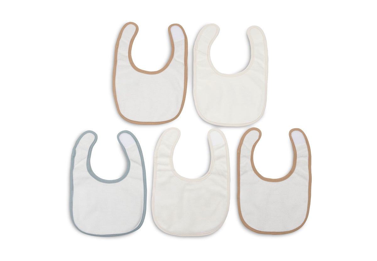 Bavoirs bébé imperméables Jollies – Lot de 5 | Jollein