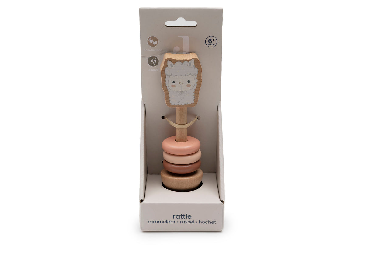 Hochet en Bois Bébé Jollies | Jollein