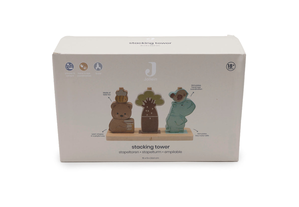 Jouet à Empiler en Bois Jollies | Jollein