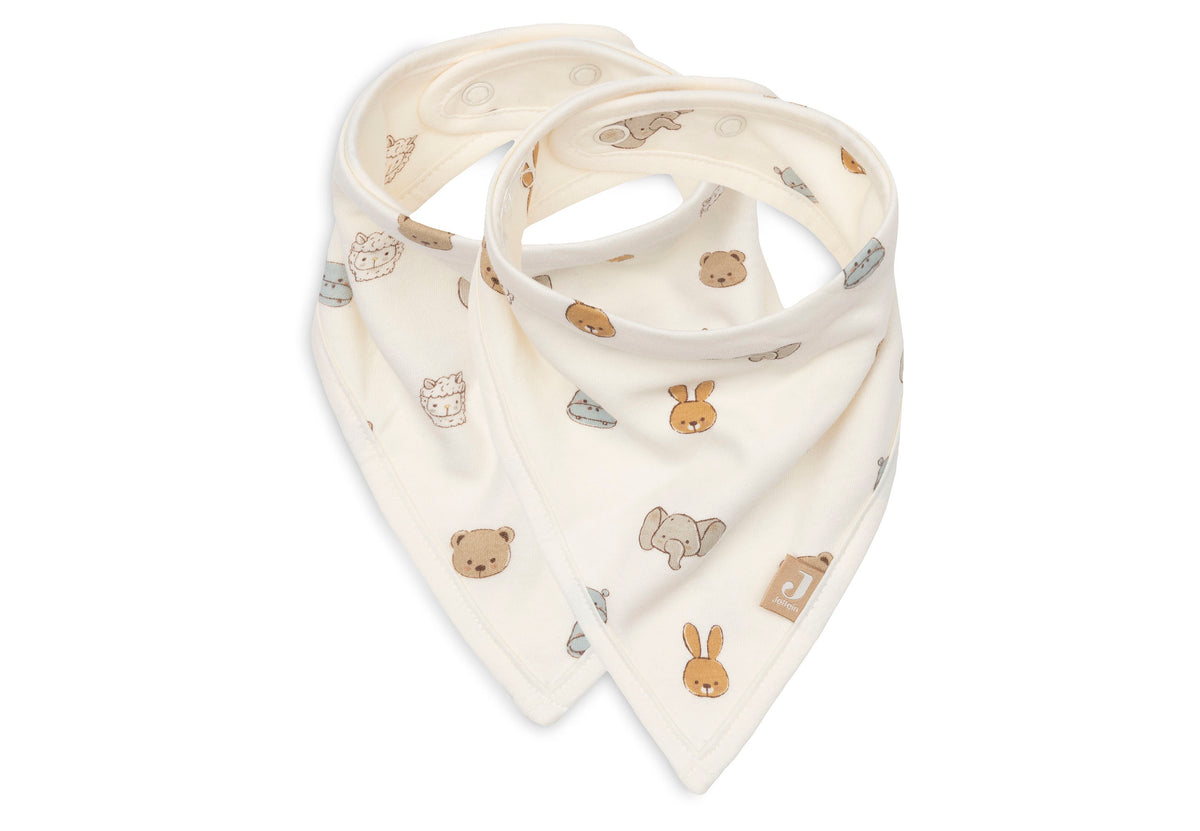 Bavoirs bandana Jollies – Lot de 2 | Jollein