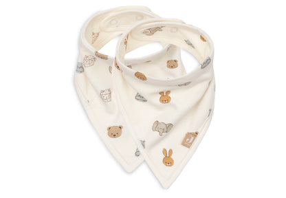 Bavoirs bandana Jollies – Lot de 2 | Jollein