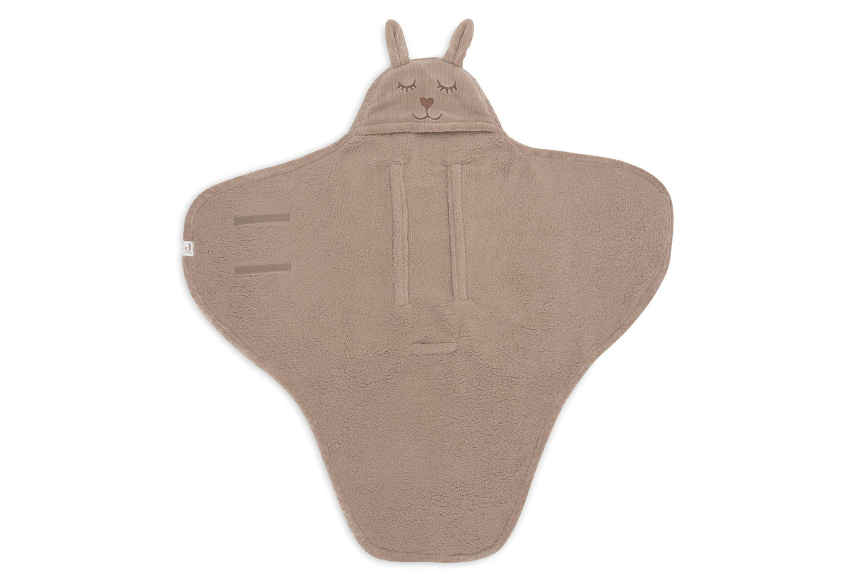 Couverture portefeuille bébé Bunny Cloudy Rib | Jollein
