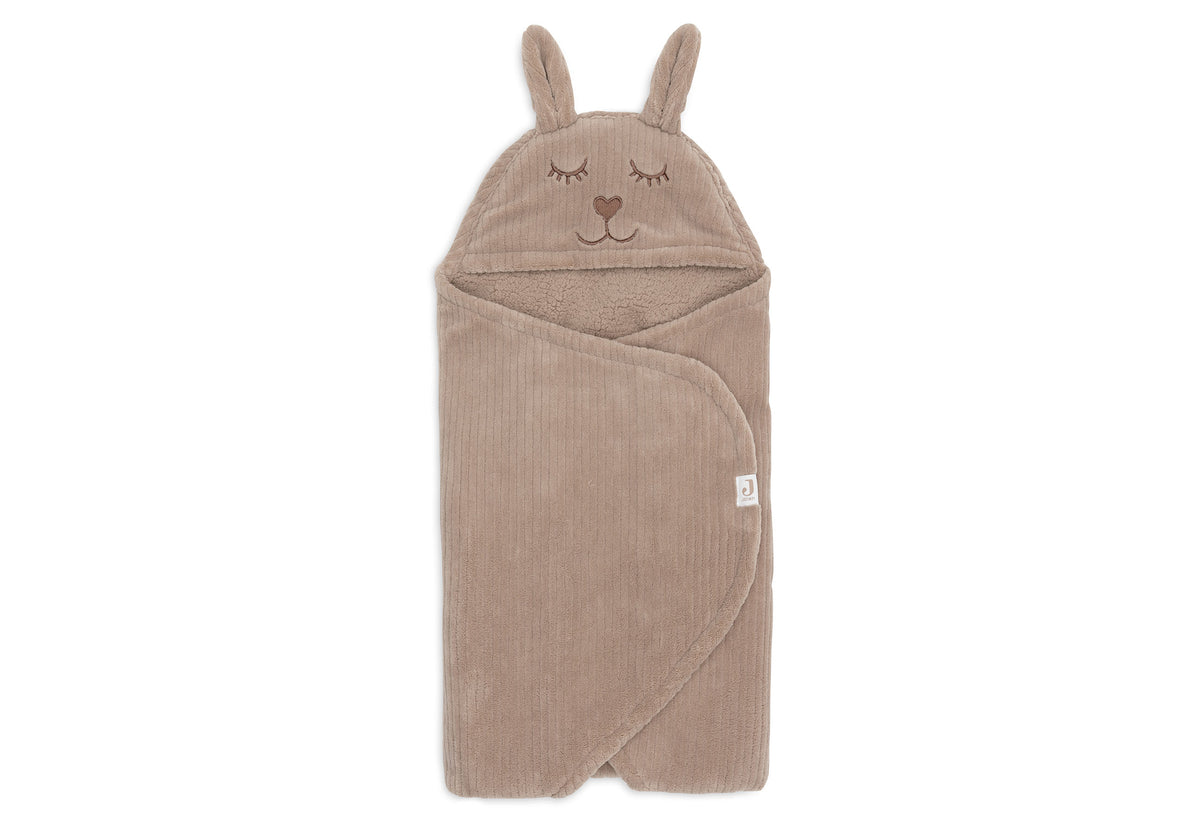 Couverture portefeuille bébé Bunny Cloudy Rib | Jollein