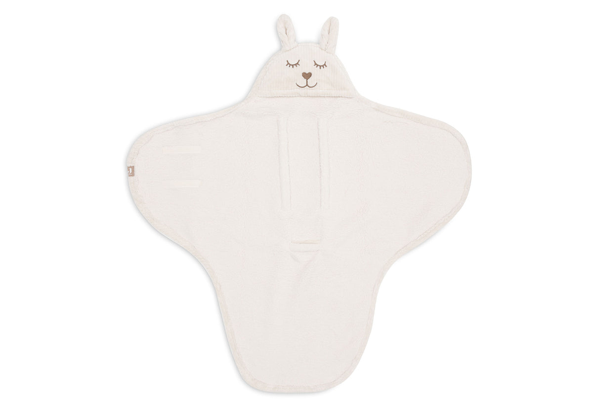 Couverture portefeuille bébé Bunny Cloudy Rib | Jollein