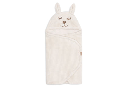 Couverture portefeuille bébé Bunny Cloudy Rib | Jollein