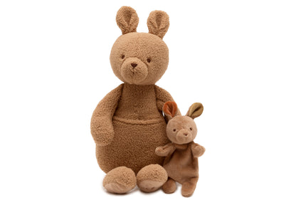 Peluche Kangaroots avec bébé kangourou | Jollein