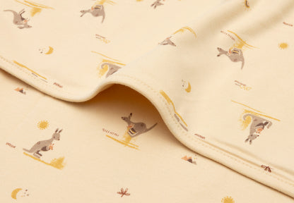 Couverture Bébé Jersey Kangaroots 75 × 100 cm | Jollein