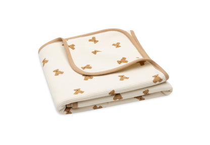 Couverture Bébé Little Waffle Mini Teddy Bear 75 × 100 cm | Jollein