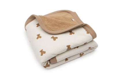 Couverture Bébé Réversible Mini Teddy Bear 75 × 100 cm | Jollein