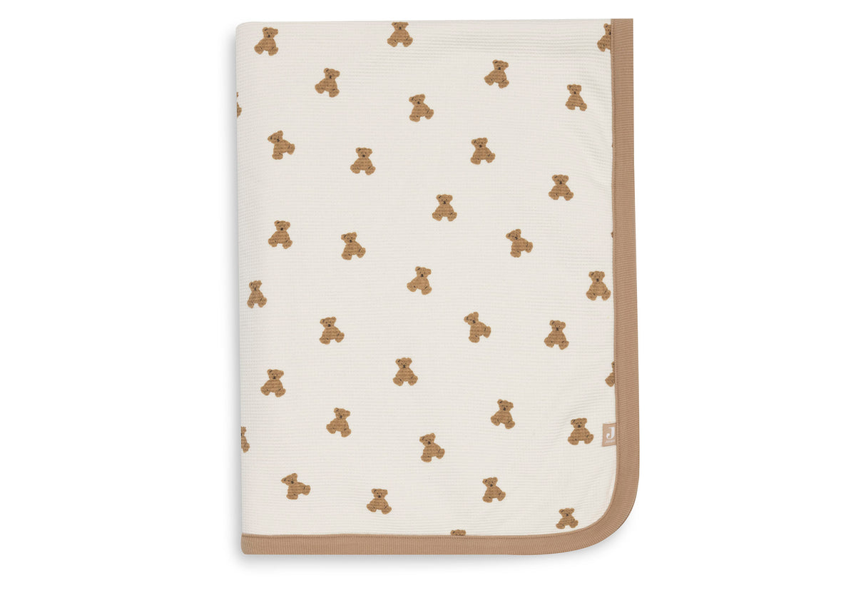 Couverture Bébé Réversible Mini Teddy Bear 75 × 100 cm | Jollein