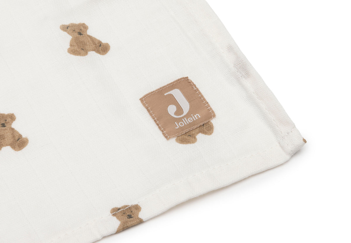 Langes Bébé en Gaze de Coton Mini Teddy Bear | Jollein