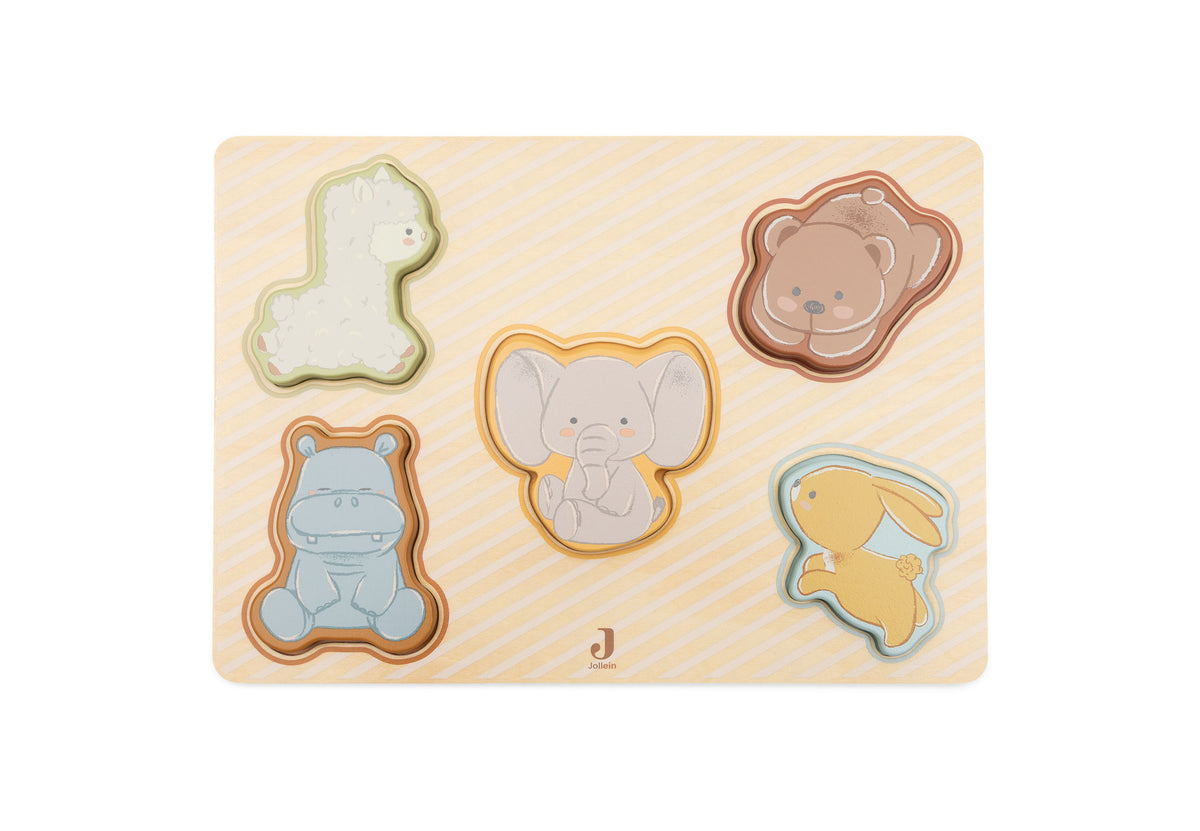 Puzzle de Formes en Bois Jollies | Jollein