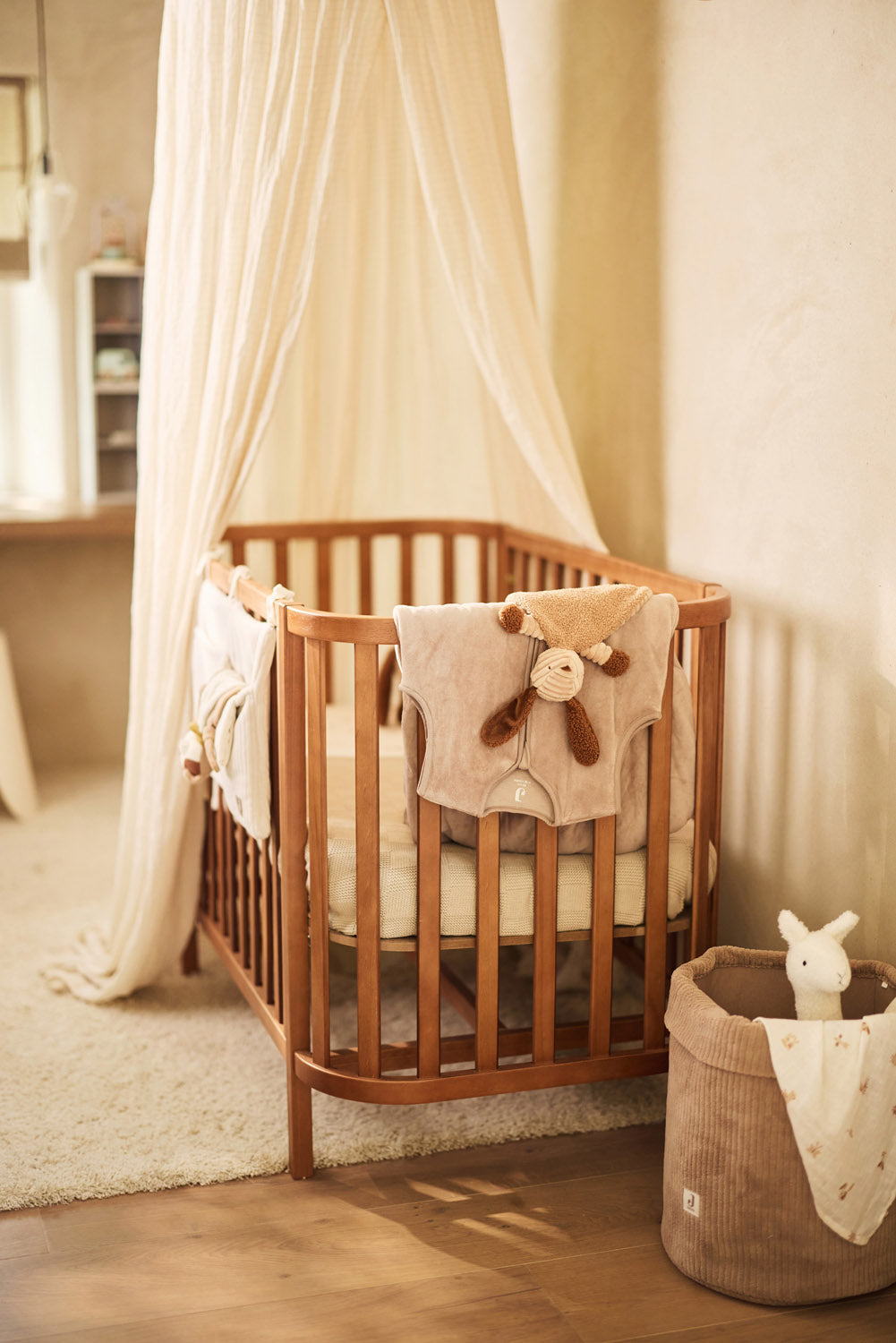 Panier de Rangement Bébé Cloudy Rib | Jollein