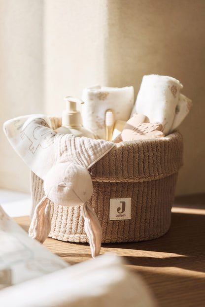 Panier de Rangement Bébé Cloudy Rib | Jollein