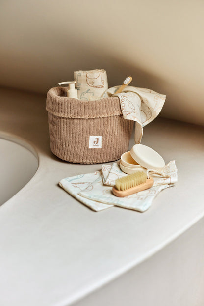 Panier de Rangement Bébé Cloudy Rib | Jollein