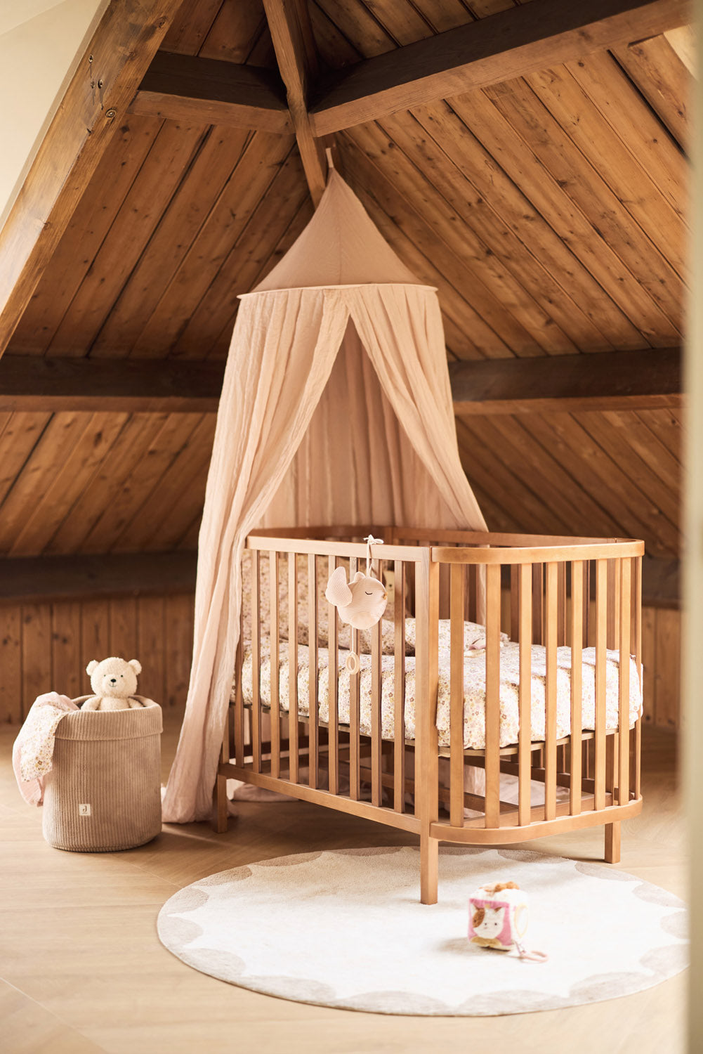 Panier de Rangement Bébé Cloudy Rib | Jollein