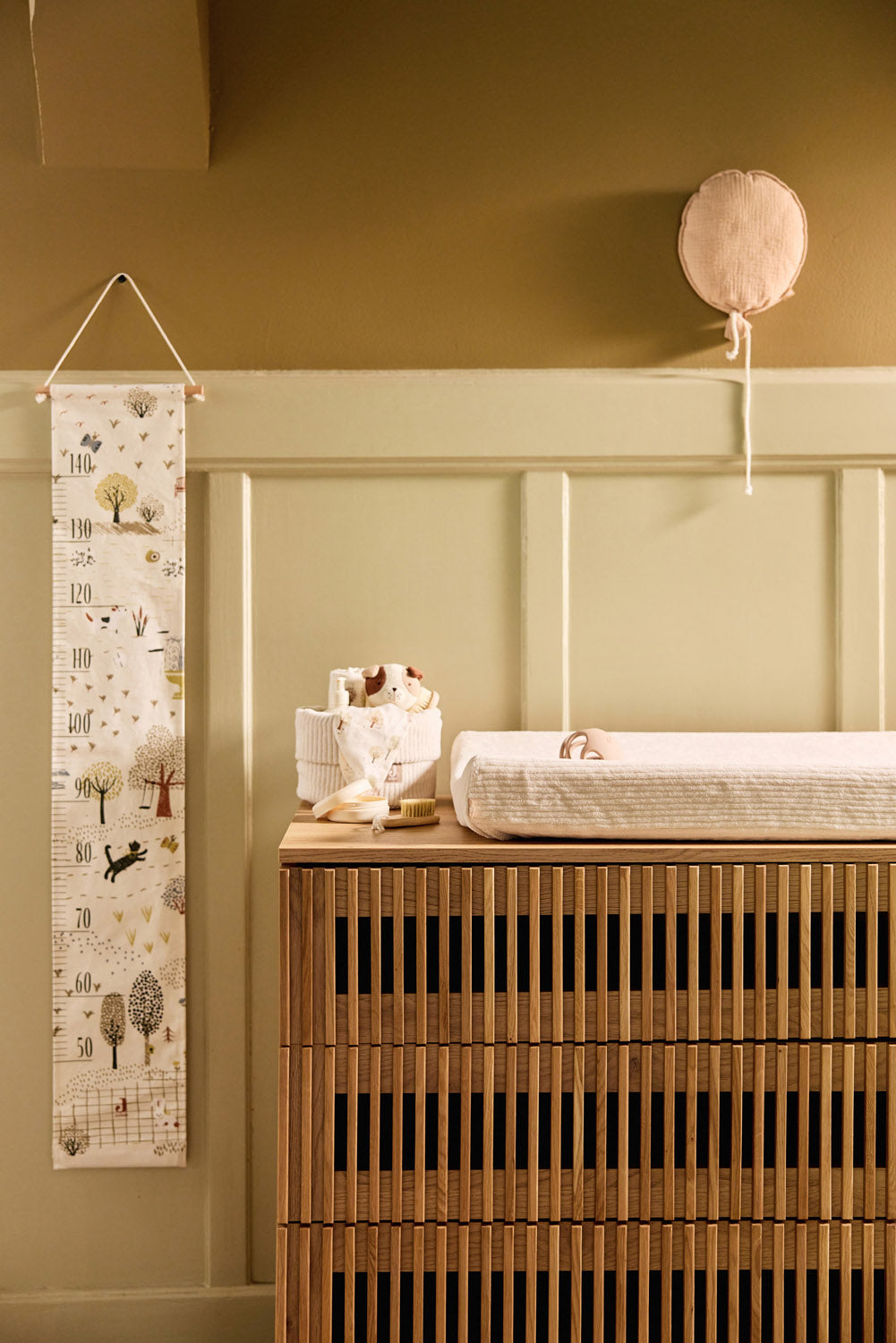 Panier de Rangement Bébé Cloudy Rib | Jollein