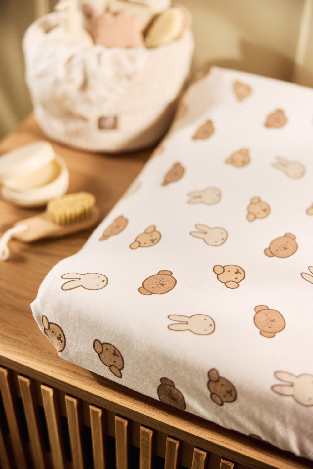 Panier de Rangement Bébé Cloudy Rib | Jollein