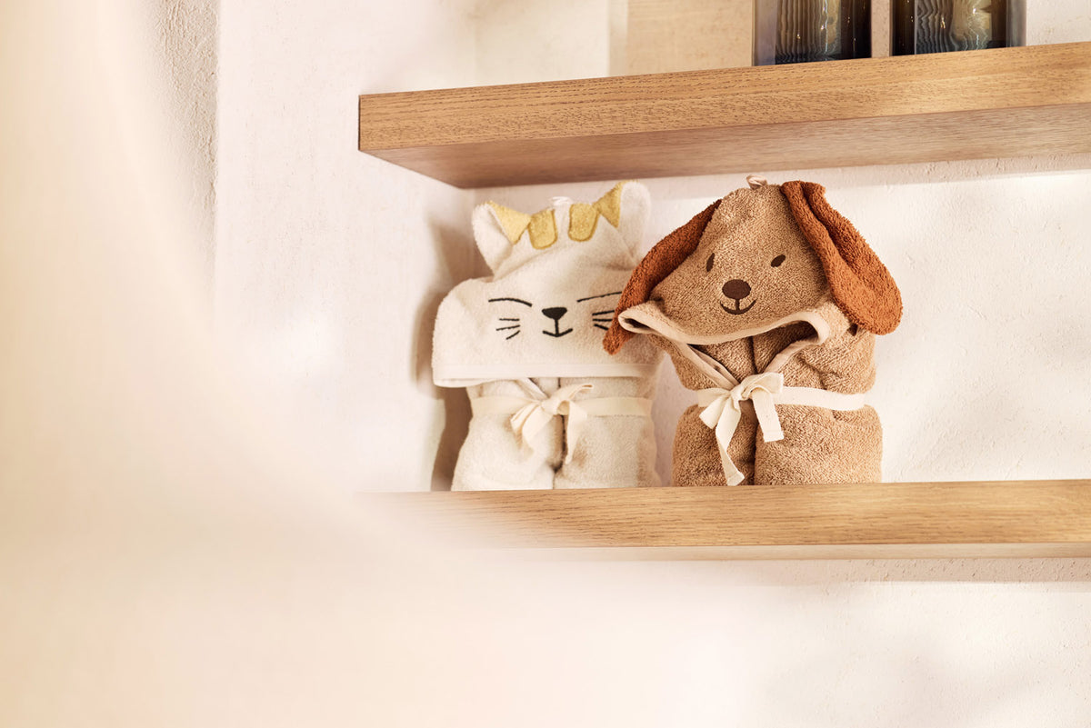 Hooded Baby Towel - Animals | Jollein
