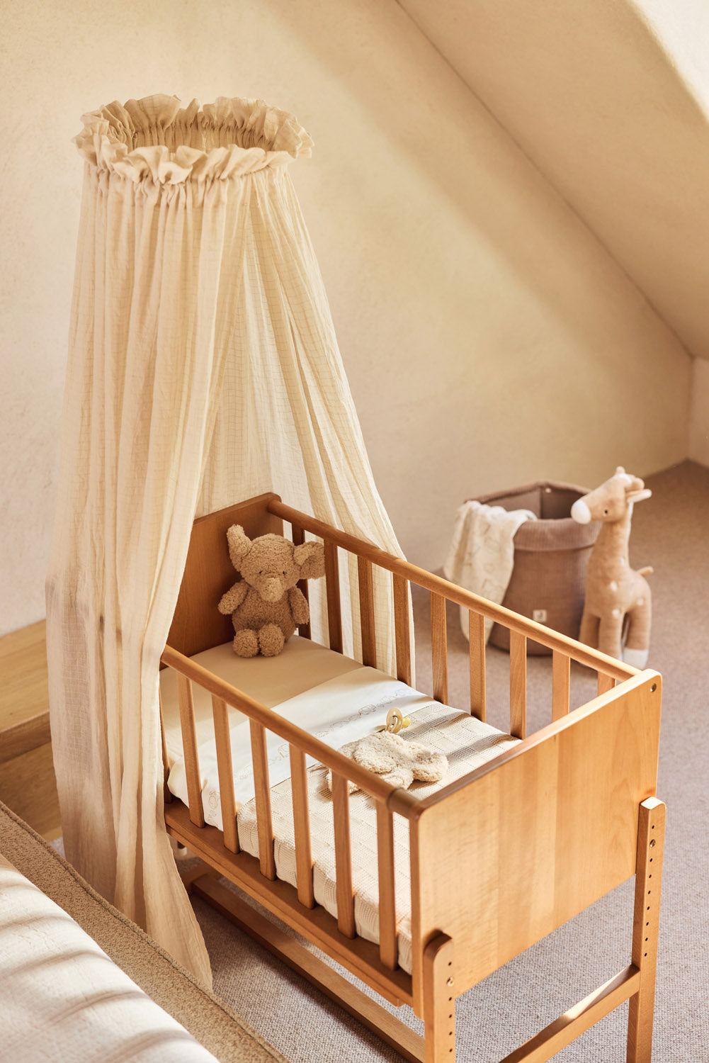 Panier de Rangement Bébé Cloudy Rib | Jollein