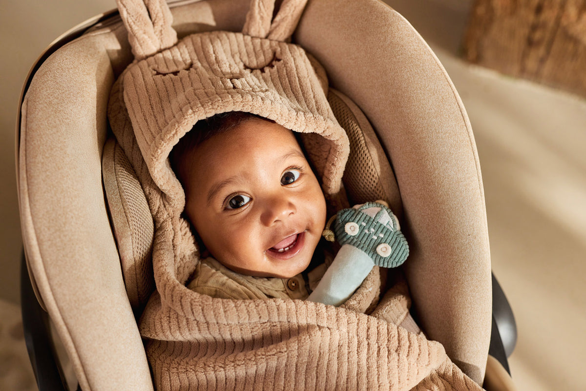 Couverture portefeuille bébé Bunny Cloudy Rib | Jollein
