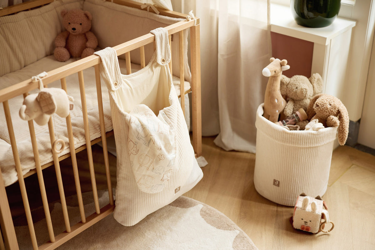 Panier de Rangement Bébé Cloudy Rib | Jollein