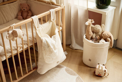Panier de Rangement Bébé Cloudy Rib | Jollein