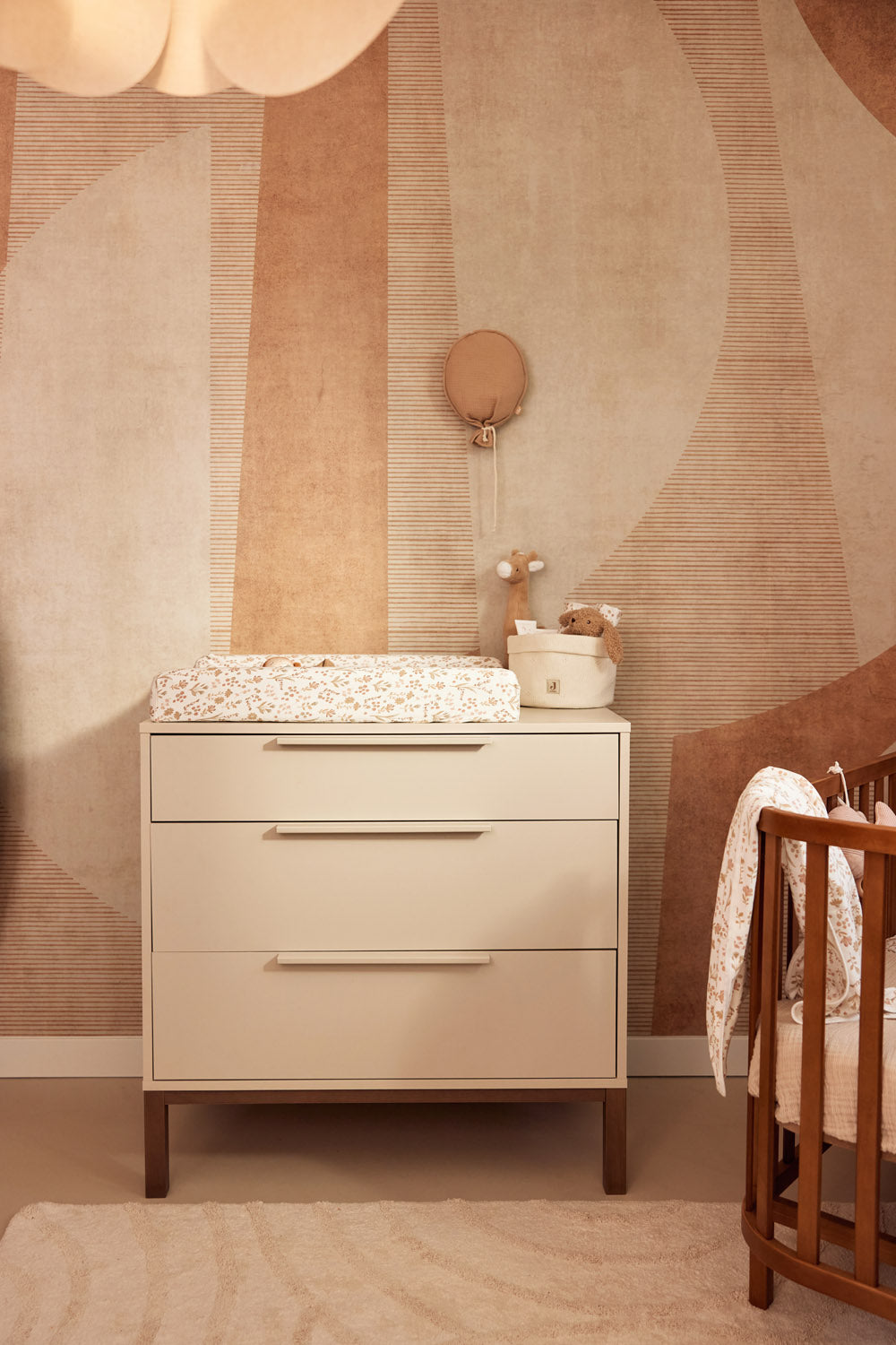 Housse de matelas à langer Jersey Bloomy | Jollein