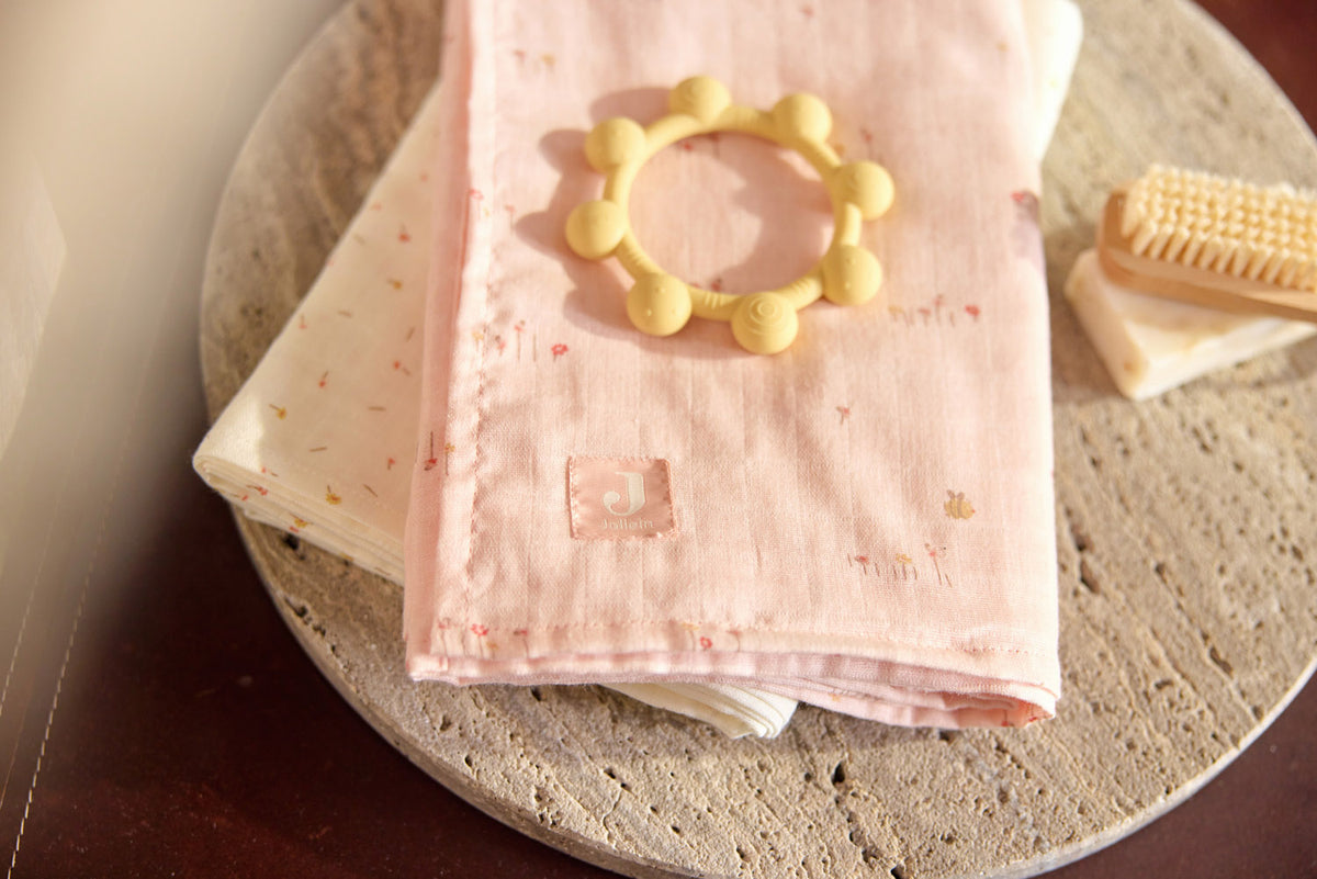 Langes Bébé en Gaze de Coton Pretty Picnic | Jollein