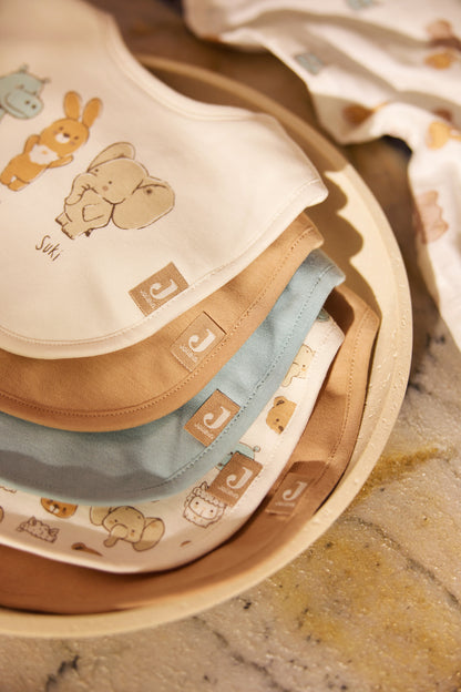 Bavoirs bébé imperméables Jollies – Lot de 5 | Jollein