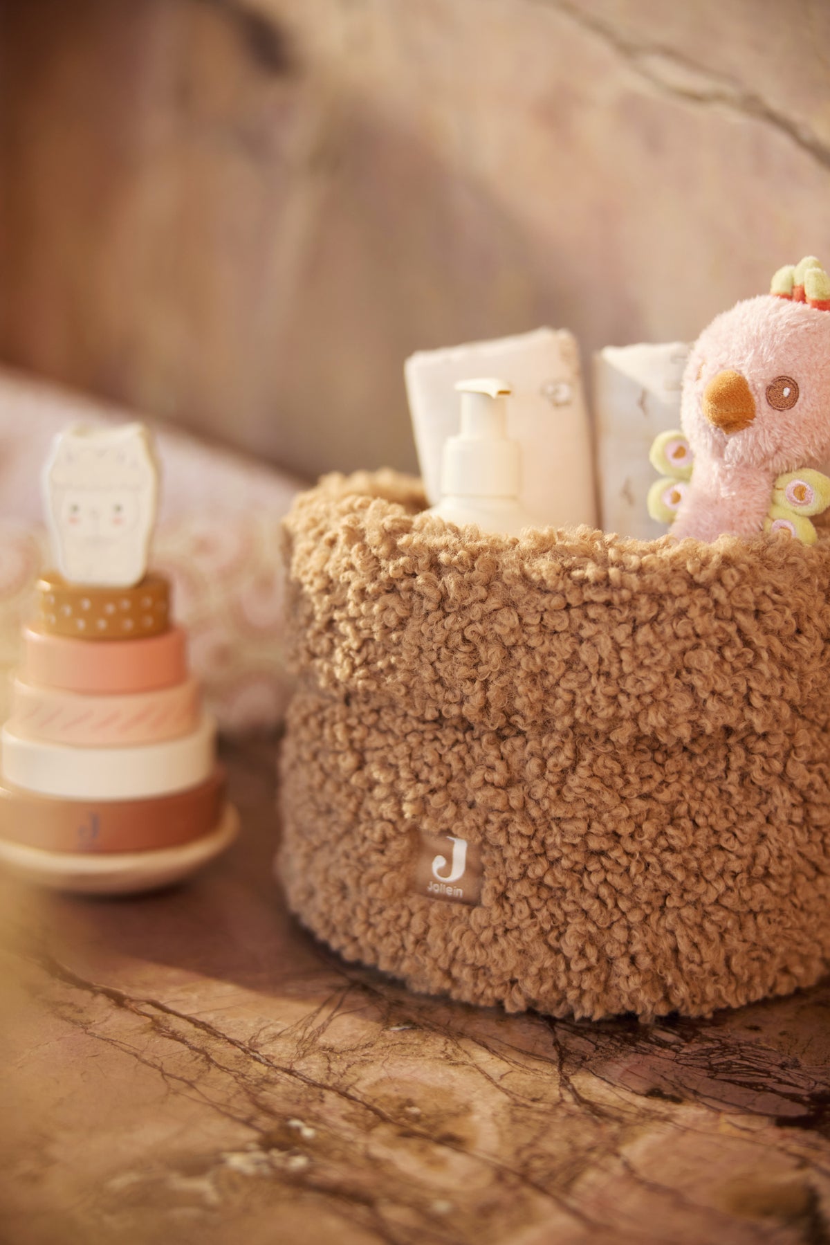 Panier de Rangement Bébé Curlé Dark Hazel | Jollein