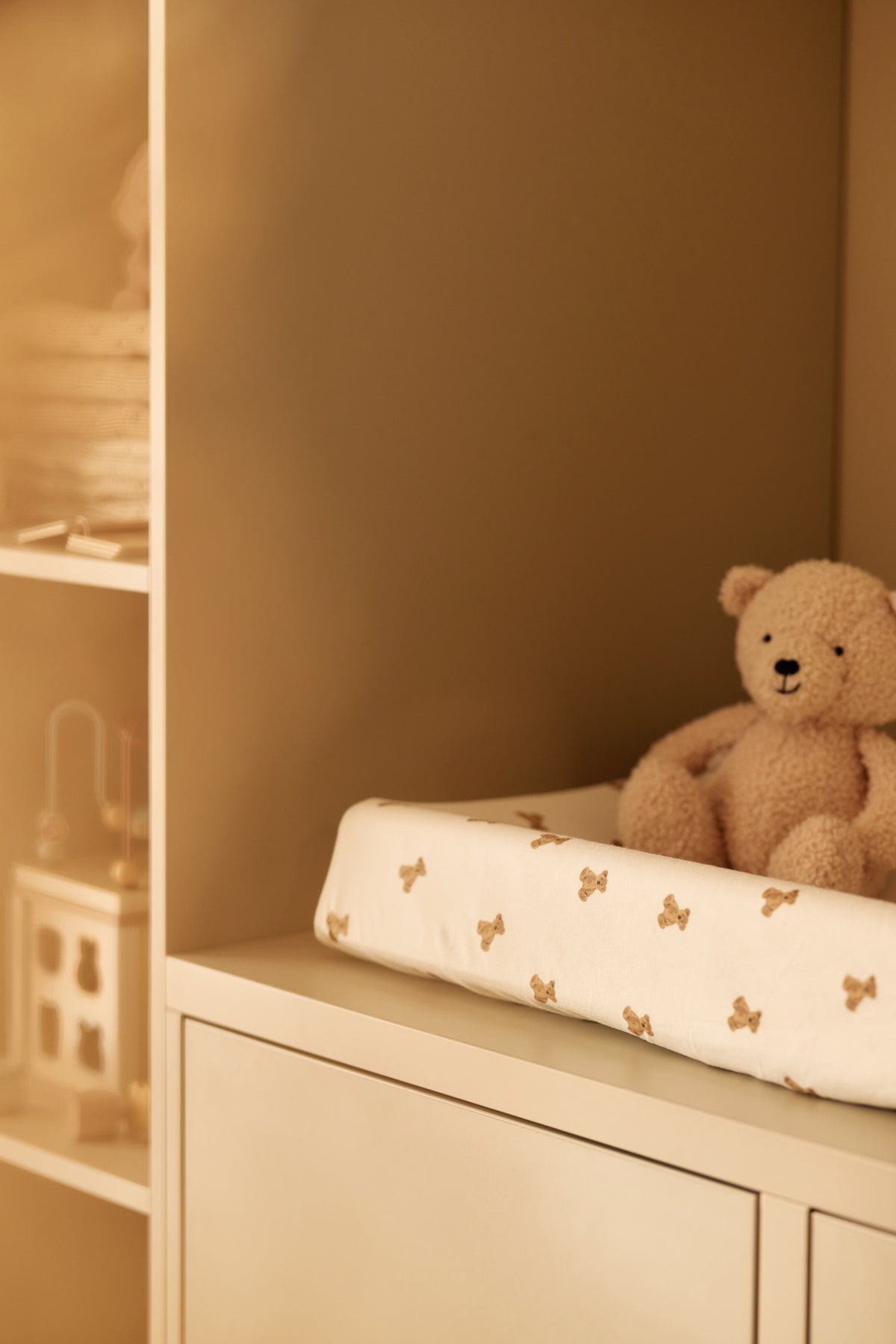 Housse de matelas à langer Mini Teddy Bear | Jollein
