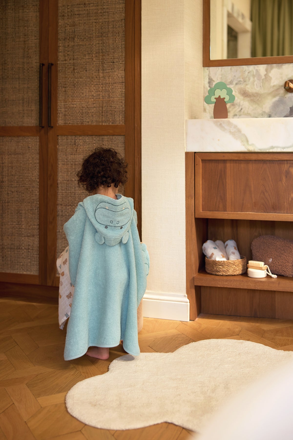 Hooded Baby Towel - Animals | Jollein