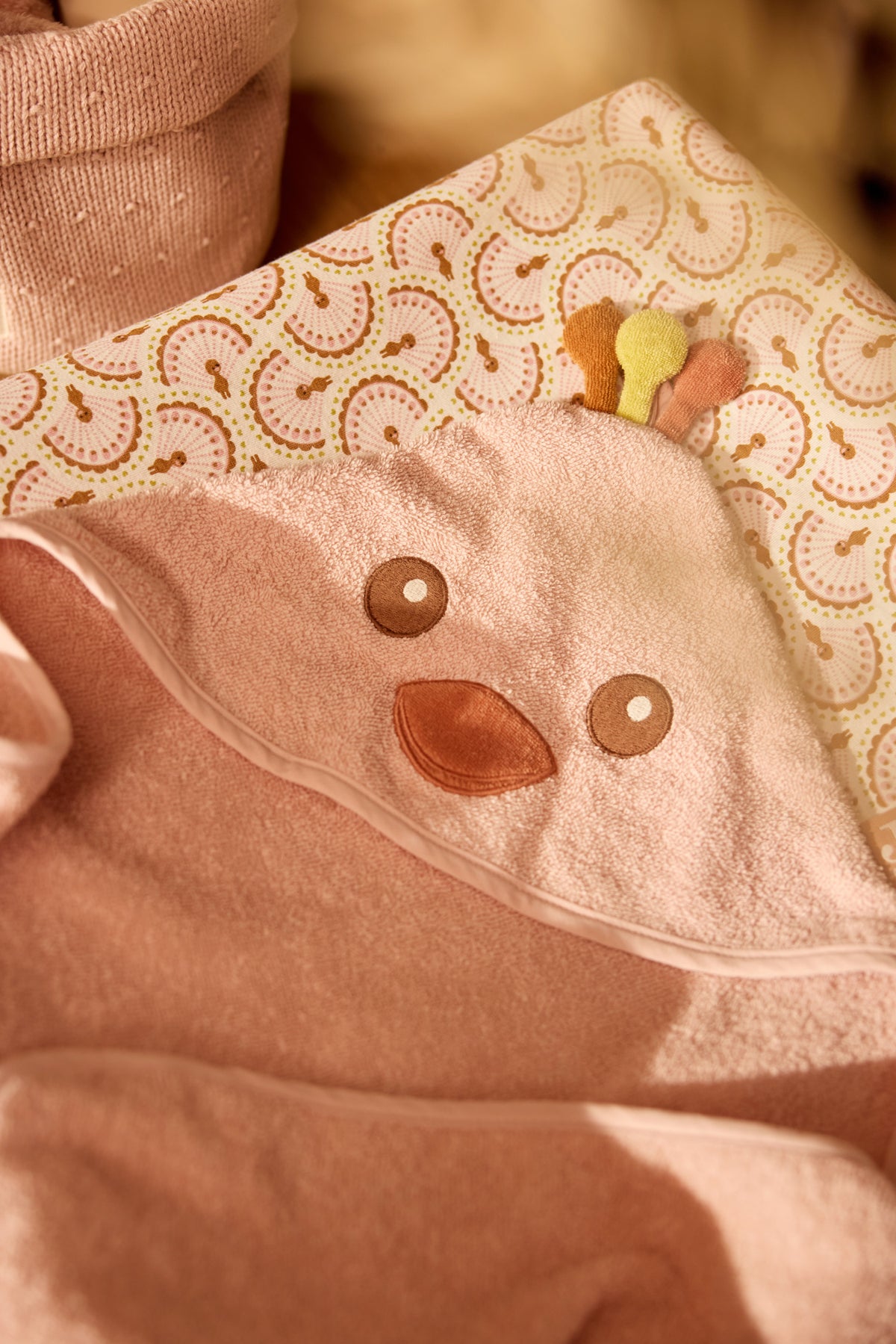Hooded Baby Towel - Animals | Jollein
