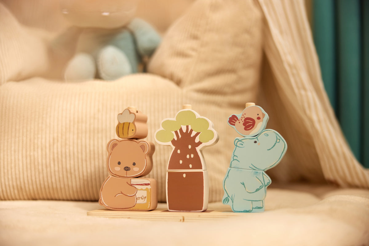 Jouet à Empiler en Bois Jollies | Jollein