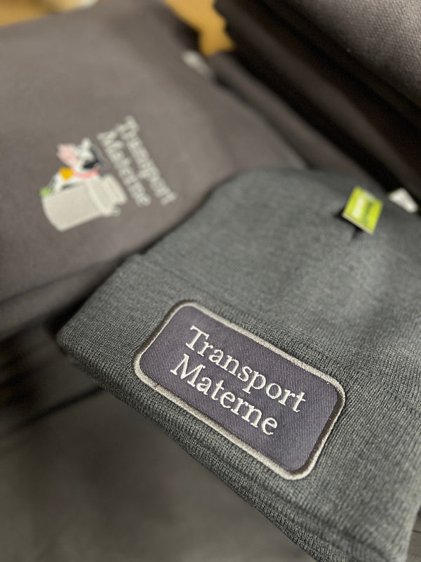 Broderie logo entreprise sur bonnet