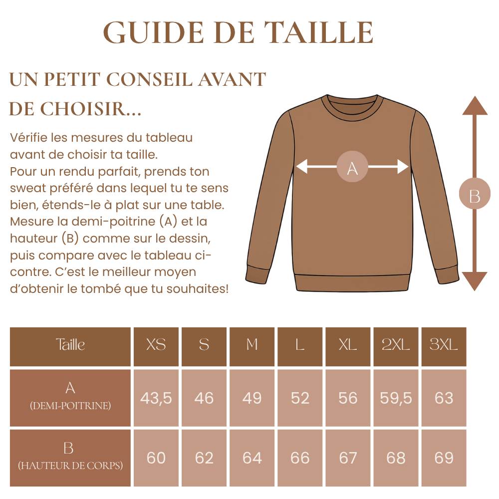 Sweat personnalisé souvenir femme