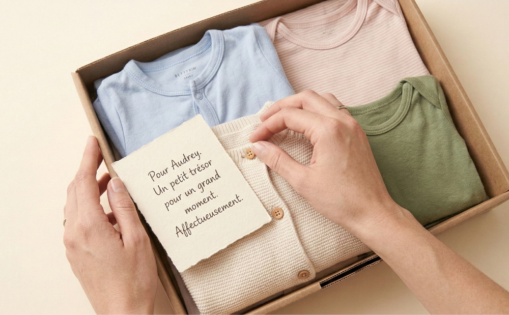 Emballage des vêtements souvenirs avant de les envoyer à Myloa pour transformation